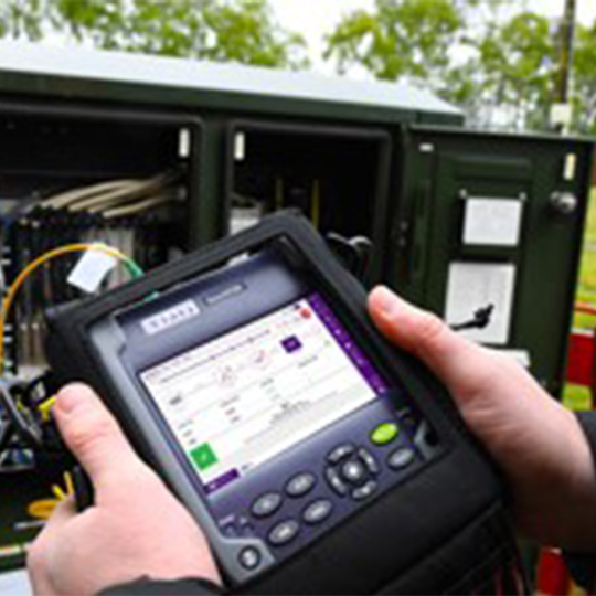 Pruebas de fibra óptica